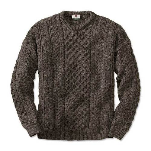 Round Neck Mens Cardigan