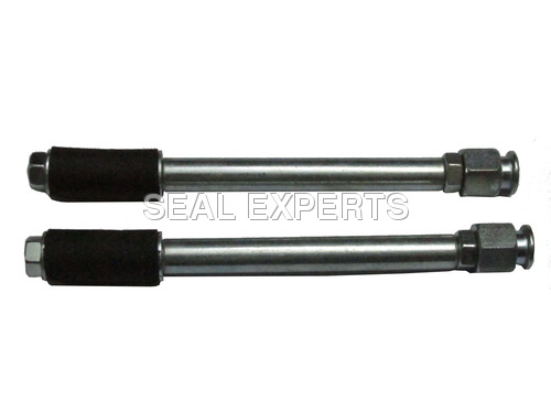 Steel flat button head injection packers