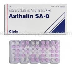 Asthalin SA-8MG Tabs