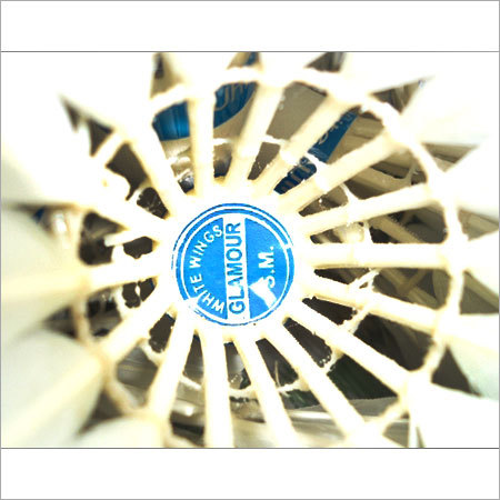 White Badminton Shuttlecock