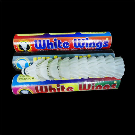 Designer White Shuttlecock