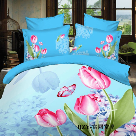 Printed Flower Bed Sheet