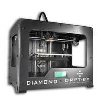 Diamond Rapid Prototype Machine - Abs Plastic 225x145x150mm, 230â°c Max Temp | Rapid Prototyping, High Precision, Versatile Materials, Easy Operation