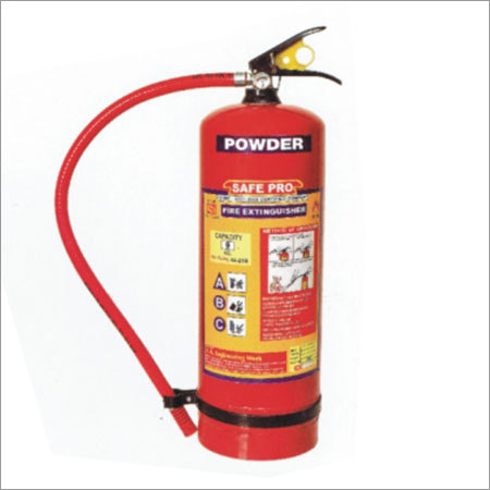 ABC Type Fire Extinguisher - Mild Steel, 1-6 kg Capacity, Dry Powder Agent, 15 Bar Pressure | Durable Design, Wide Application, Reliable Components