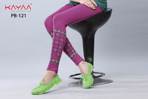 PURPLE COLOR CANADY BOTTOM PRINT