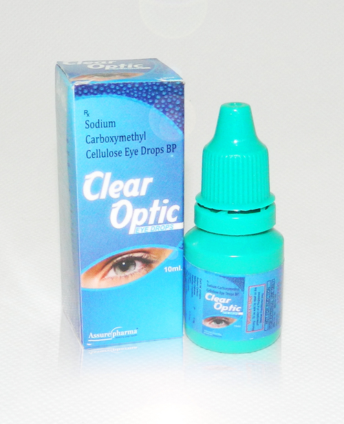 Clear Optic - Carboxymethylcellulose Sodium 0.50% Liquid Solution | Eye Treatment for Adults and Women, Dosage 0.5-1 ml, Store in Dry Place