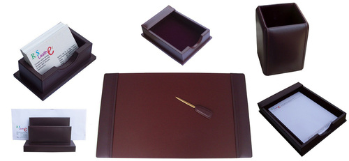 desk sets.leather desk pad sets
