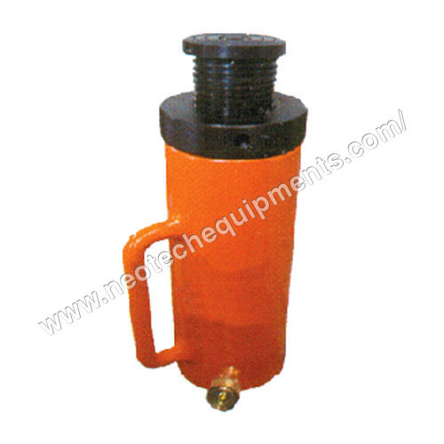 Yellow Hydraulic Jack Threaded Ram