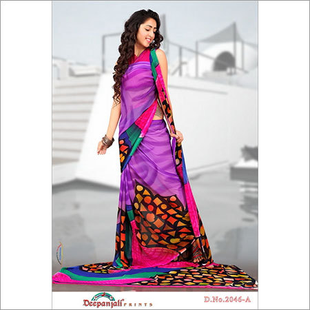 Hand Printed Sarees