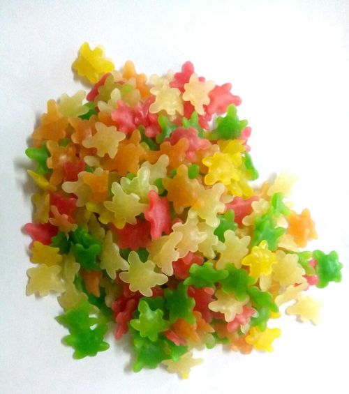 Colored Butterfly Shaped Fryums