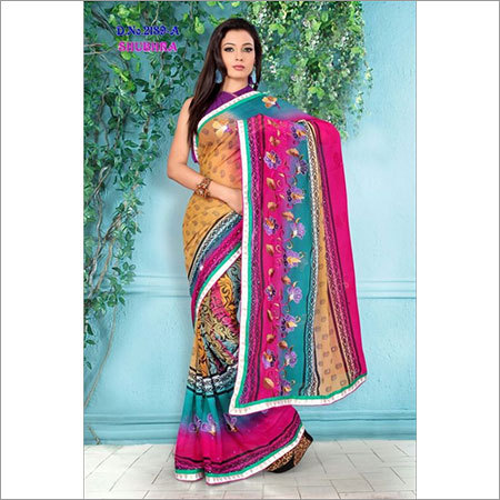 Hand Embroidered Sarees