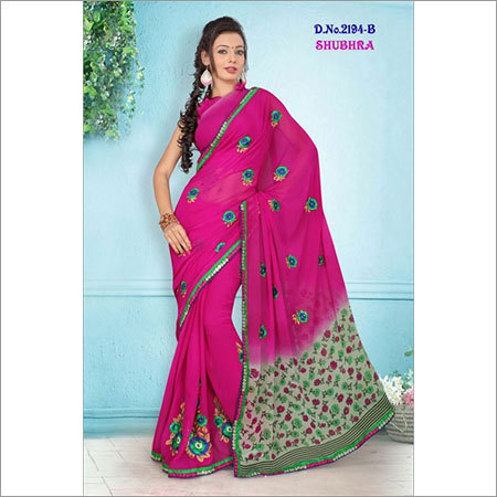 Embroidery Silk Sarees