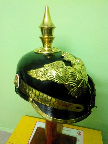 leather pickelhaube Prussian helmet