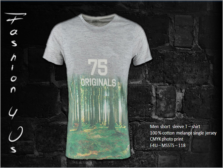 CMYK PRINTED T SHIRT