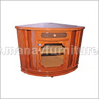 Wooden Corner TV Cabinet