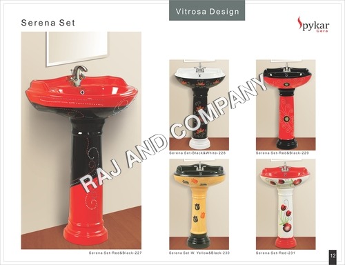 Printed Vitrosa Wash Basin