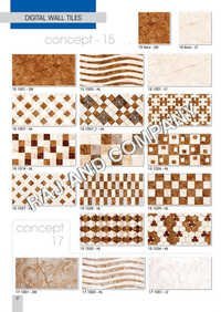 Digital Bedroom Wall Tiles Size: 20x30