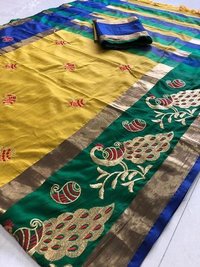 Ethnic Rich Cotton Silk Sarees