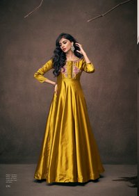 Trendy Readymade Silk Gown