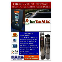 1hp Solar Irrigation Pump - Material: Steel