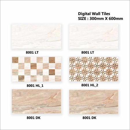 Digital Wall Tiles 300x600mm