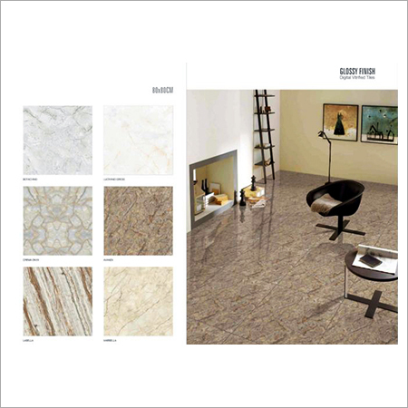 Digital Polished Glazed Vitrified Tiles 800x800mm