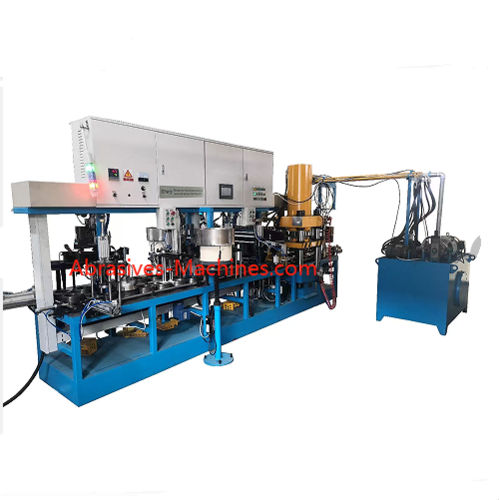 Cutting disc making machine