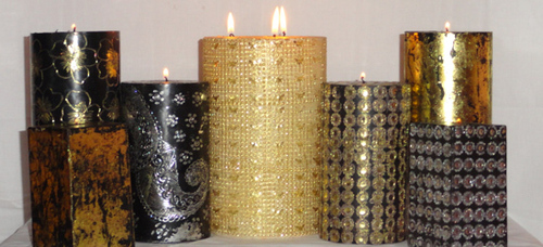 Wow Technique (Candle Decoration) - Paraffin & Soy Wax, Gold Color | Candle Making, Design Learning, Certificate, Materials Included