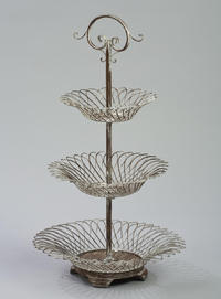 3 TIER BASKET DISPLAY