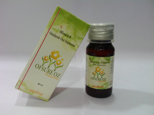 Ofloxacin & Ornidazole Oral Suspension Liquid