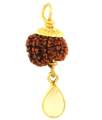 IGL Certified Nine Mukhi Rudraksha Gemstone Pendant