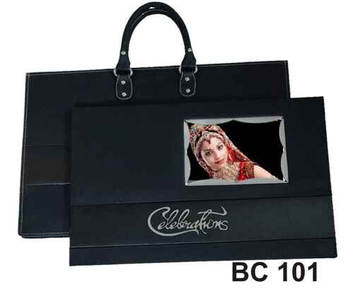 Grey-brown Color Bag With Cover - Wood Material