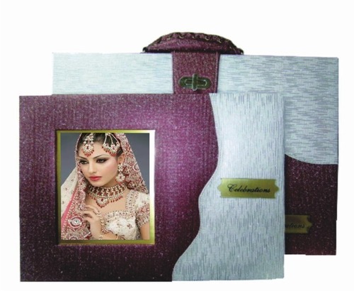 Foldable Box With Lid - Color: Purple-Grey