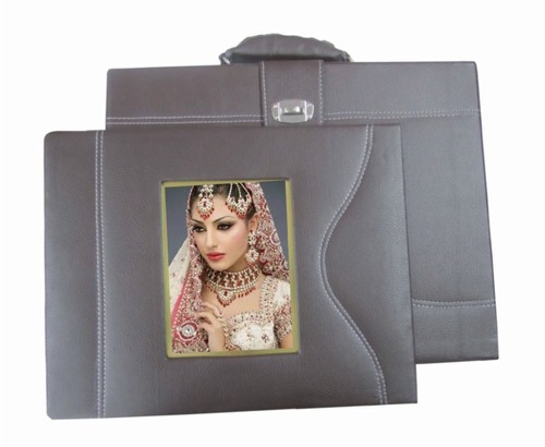 Leather Box And Album Cover - Color: Black