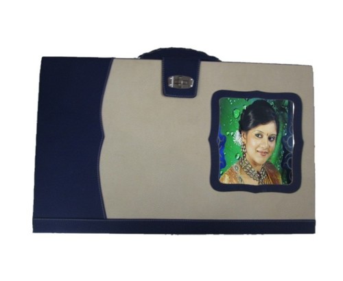 Memory Book Box - Color: Blue-Grey