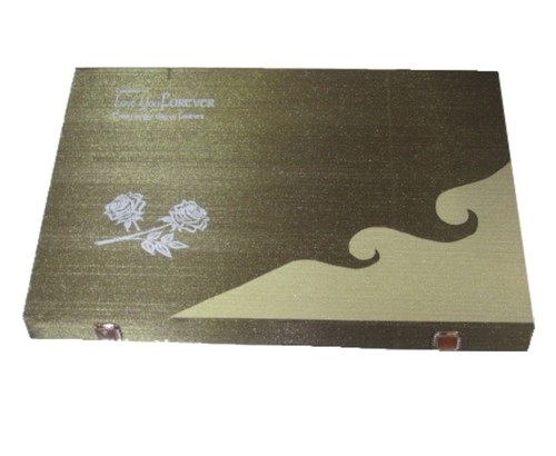 Stylish Album Holder - Color: Green-Beige