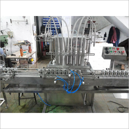 Automatic Six Head Free Liquid Filling Machines