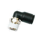 3109 - Durable Plastic Male Stud Elbow BSPT Thread, Fast Assembly Manual Connection