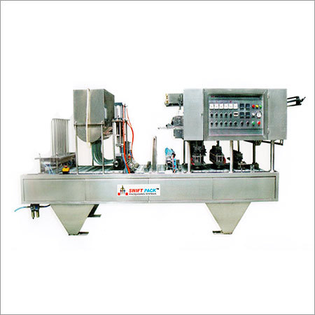 Automatic Cup Filling and Sealing Machine By SHRI VINAYAK PACKAGING MACHINE PVT. LTD.