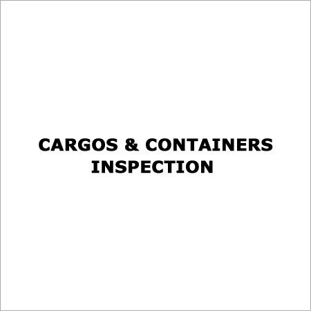 Cargos Containers Inspection Services