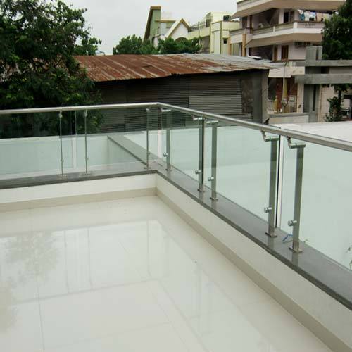 Stainless Steel Glass Balcony Grills
