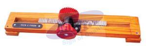Rack-Pinon-Small - Wood & Metal, 300 mm, Red | Gear Motion, Visual Aid, Educational Tool, Precise Movement