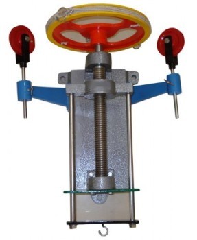 Screw Efficiency Apparatus - Aluminum Alloy, 300x200x100 mm | Efficiency Test, Screw Analysis, Mechanical Testing, Educational Tool