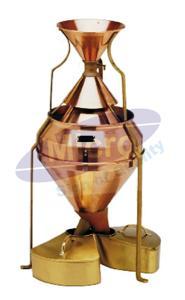SEED DIVIDER (Boehner Type) - Copper, 150 mm Diameter, 300 mm Height, 1 kg Capacity | Seed Separation, Accurate Division, Polished Finish