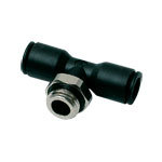 MALE STUD BRANCH TEE BSPP METRIC AND UNF THREAD