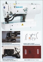 Straight Button High Speed Electronic Sewing Machine