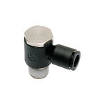 3018 - Plastic Single Banjo BSPT/NPT Thread, Vacuum 28" Hg, 20 Bar Pressure, Compact Design, Fast Assembly