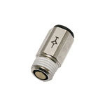 3091 - SELF-SEALING MALE STUD FITTING, BSPT THREAD