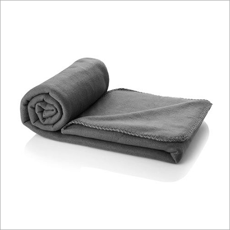 Grey Polar Fleece Blanket