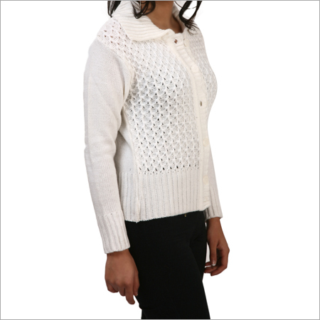 Ladies White Sweater